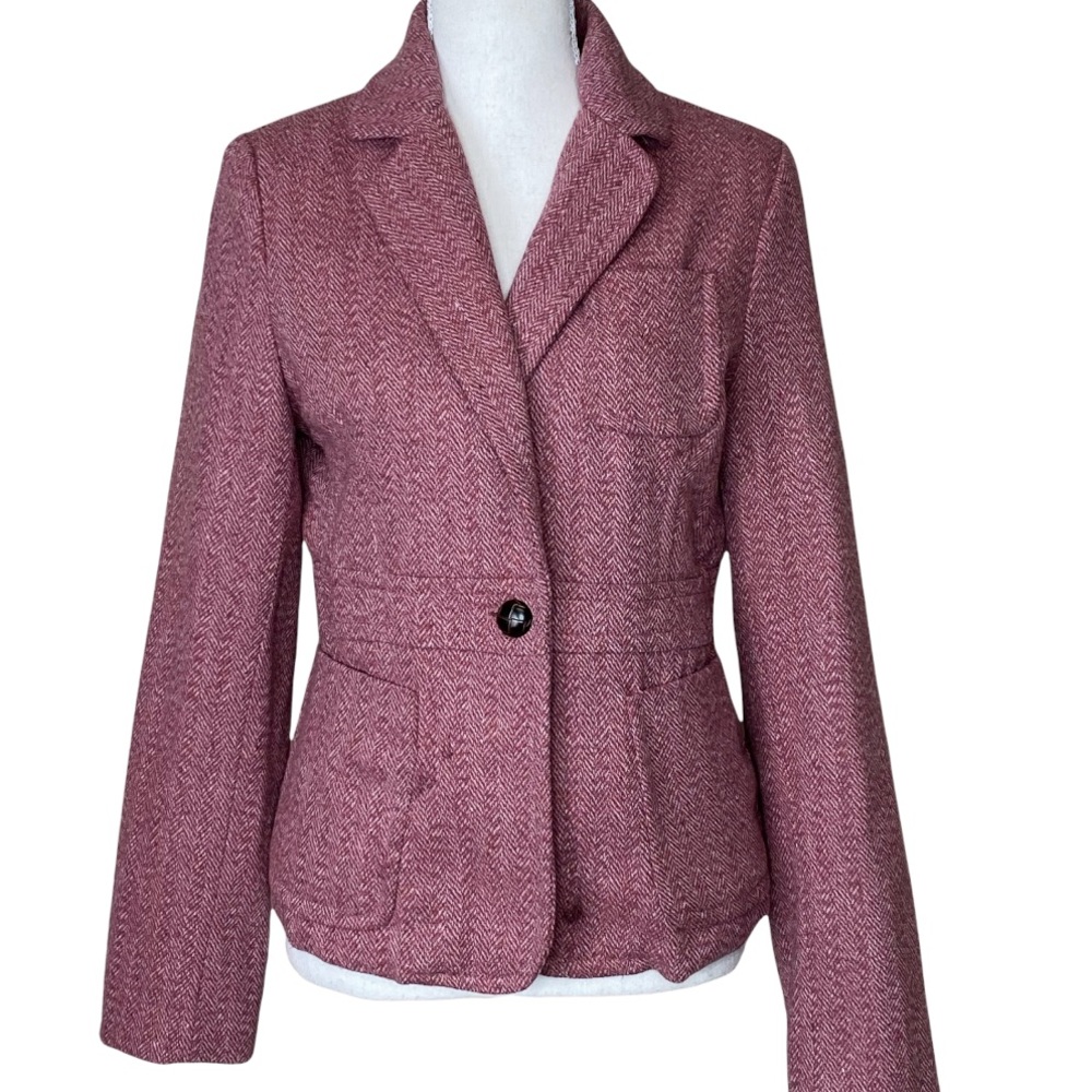 Bitten by SJP Dark Pink Pocket Lined Jacket